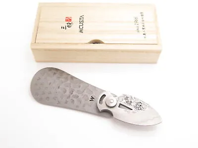 Mcusta Knives Seki Japan Pocket Shoe Horn Tsuchime Metal Folding Damascus Handle • $99.95