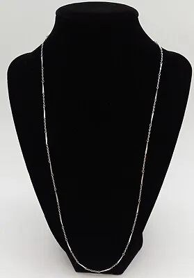 Necklace Women's 12  Monet Silver Tone Delicate Link Chain Necklace     /L7R • $14.99