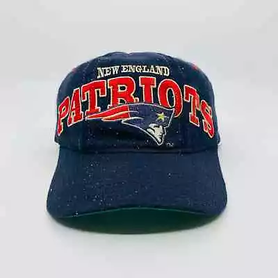Vintage New England Patriots Snapback Hat Starter Tri Power Wool Distressed • $17.99