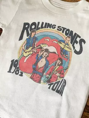 Rolling Stones T-Shirt Rolling Stones Vintage Bleached Tee • $17.99