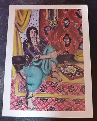 Postcard Henri MATISSE Seated Odalisque Left Knee Bent Painting Art Unposted • $9.95