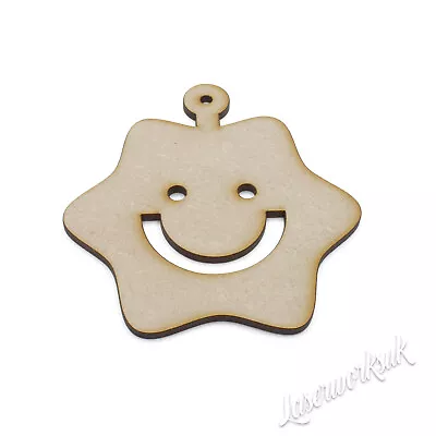 £1.95 • Buy Nursery Star Wooden MDF Craft Shapes Mobile Hang Blank Gift Tags Embellishments