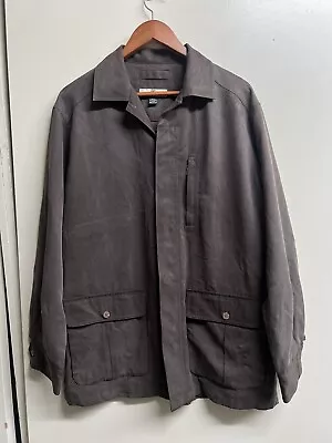 Tommy Bahama Coat Mens Medium Silk/Cashmere Lined Button Front • $35