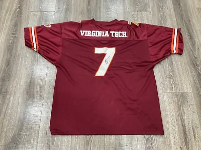 Michael Vick Virginia Tech Signed Autographed Colosseum Jersey XL Not Verified. • $42.99