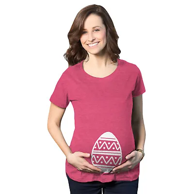 Maternity Easter Egg Baby Bump T Shirt Its A Girl Pregnancy Announcement Tee • $9.50