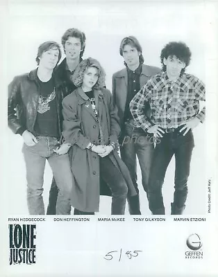 Circa 1985 Portrait Country Rock Band Lone Justice Original News Service Photo • $14.99