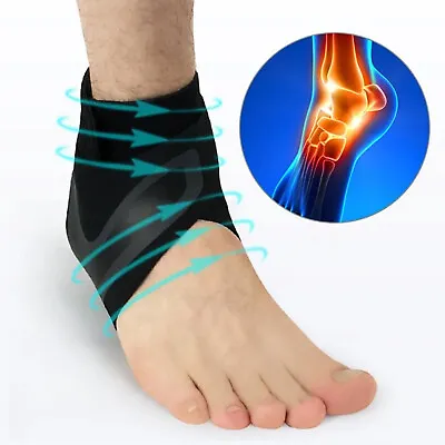 £4.69 • Buy Ankle Support Brace Protection Sport Fitness Guard Band For Running Basketball