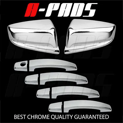 For Chevrolet Chevy Malibu 2013 14 2015 Chrome Mirror Cover +4 Door Handle Cover • $38.24