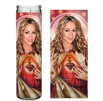 Saint Mariah Carey Celebrity Music Prayer Devotional 8  Candle Icon Singer • £24.08