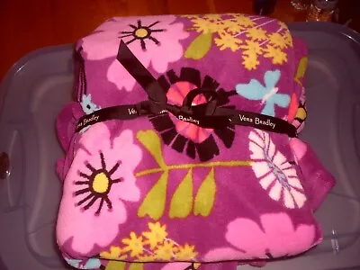 Vera Bradley Throw Blanket In Flutterby Nwot • $24.50