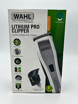 Wahl Pro Clipper Cord/Cordless Hair Clipper Advance Lithium Power WM8481-801Y • £39.99