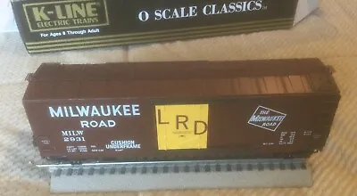 K-761-1371 K-line O-Scale Milwaukee Road (#2931) Boxcar • $35