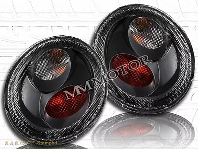 1998-2005 Volkswagen Beetle Altezza Tail Lights Black Housing Rear Brake Lamps • $64.99