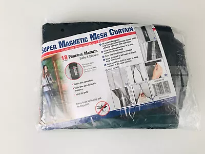 NEO Super Magnetic Mesh Curtain 18 Powerful Magnets Hands Free Screen Door NWT! • $4.99