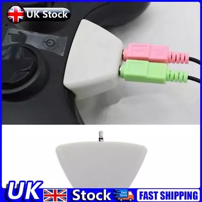 3.5mm Jack Micphone Earphone To 2.5mm Audio Adapter For Xbox 360 (White) UK • £4.89