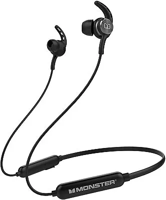 Monster ISport Spirit Wireless Bluetooth Headphones Built-in Mic 8H Playtime  • $46.87