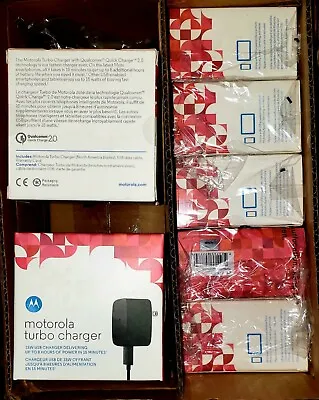 Motorola Turbo Charger Wholesale Lot 100 Sealed Packed Original 15 W /Microcable • $495