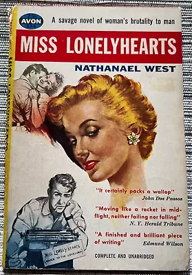 Miss Lonelyhearts By Nathanael West (Avon 634) • $9.99