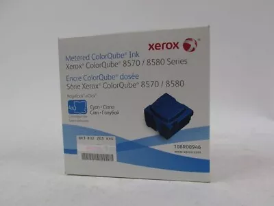 Genuine Xerox 8570 Ink Multipack - 4 X Cyan / COLORQUBE 8570 8580 BOXED • £45