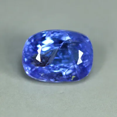 1.87Cts_Great Loose Gemstone_100 % Natural Purplish Blue Tanzanite_Cushion • $15