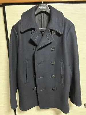 Excellent Buzz Rickson's Jacket L P Coat Navy 40L • $498.99