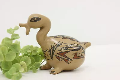 Mexican Antique Mata Ortiz Pueblo Pottery Duck Gonzalez #49285 • $140