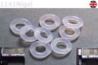 £1.99 • Buy 6mm OD  1.5mm CS O Rings Seal Silicone VMQ Sealing O-rings Washers  UK  Last Few