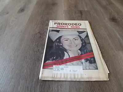 May 13 1981 Prca Prorodeo Sports News Martha Josey  Newspaper • $13.59