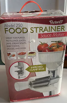 $52 • Buy NEW Victorio Model 250 Food Strainer Sauce Maker For Canning W/Manual Open Box