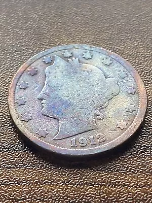 1912 Liberty Head V Nickel Stunning Gorgeous Beautiful Blue Tone!! TK3659* • $19.99