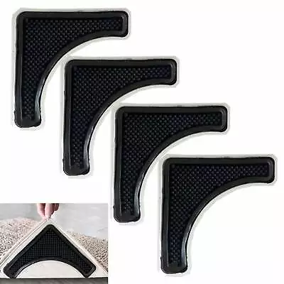 4 Pc Carpet Mat Rug Gripper Set Anti Slip Grip Non Skid Tape Adhesive Floor Pad • $6.27