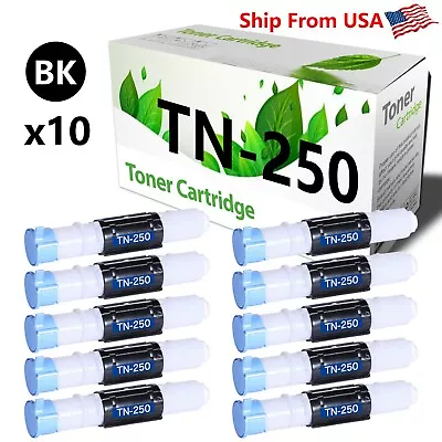 10PK TN-250 Toner Cartridge Work With DCP-1000 IntelliFax-2800 MFC-4800 Printer • $109.99