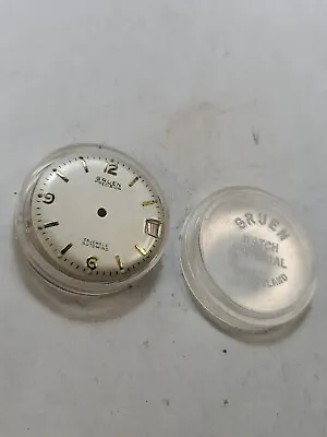 Vintage GRUEN PRECISION 25 JEWELS AUTOWIND AUTOMATIC DATE Watch Face Only • $19.99