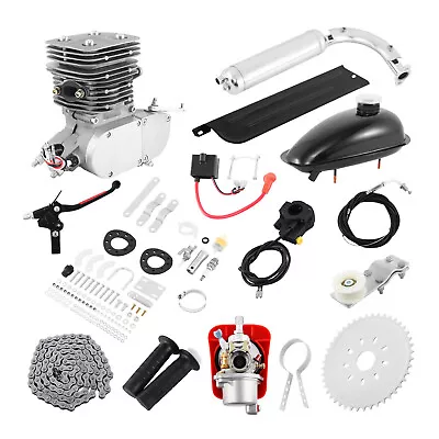 110cc 2-Stroke Engine Motor Kit For Motorized Bicycle Bike Gas Powered CDI • $129.99