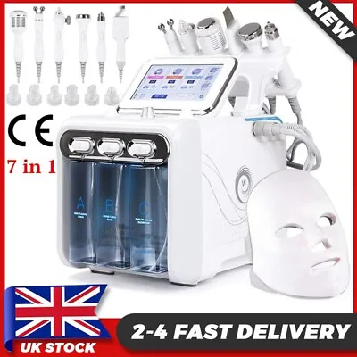 7in1 Hydra Dermabrasion Aqua Peel Clean Face Hydro Water Oxygen Beauty Machine • £218.99
