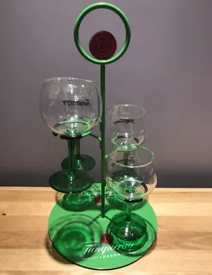 Rare Stunning Party Piece Tanqueray Gin Tree Plus 4 X Tanqueray Gin Glasses • £45