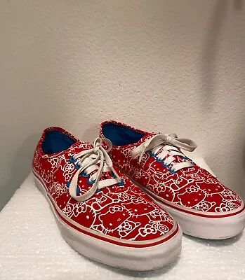 Ultra RARE VANS Authentic Hello Kitty SANRIO Co Sz Mens 6.5 Women's 8 Sneakers • $115