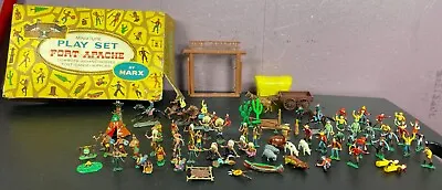 Fort Apache Marx Miniature Play Set Vintage 1950s NM In Box • $410