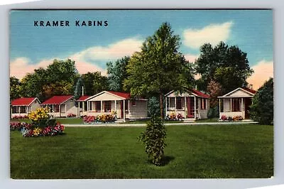 Milford CT-Connecticut Kramer Kabin's Advertising Vintage Souvenir Postcard • $7.99