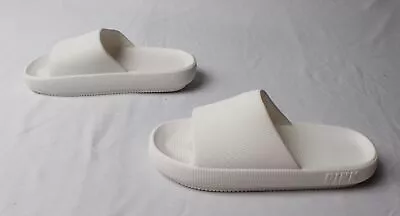 Victoria's Secret Women's PINK Basic Slides JL3 White Size US:9/10 UK:7/8 • $19.99