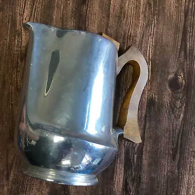 £14 • Buy Vintage Piquot Ware Coffee Pot /hot Water Pot With Wooden Handle