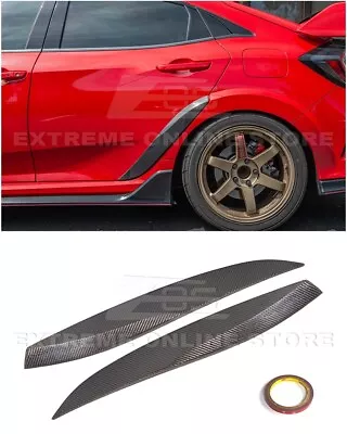 For 17-21 Civic Type-R FK8 VRS CARBON FIBER Rear Door Fender Side Wheel Trim • $3199.98