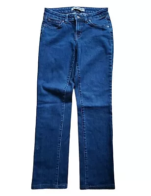 J Brand Women's 28 Jeans Cigarette Mid Rise Blue Dark Denim Pants Scarlett • $14.98