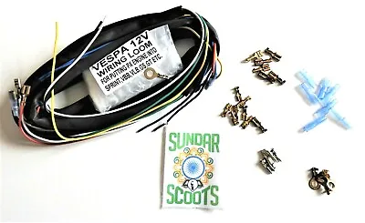 Vespa Px. Wiring Loom  For  Vbb  Scooter With A Px Engine & Cable Clips / Sleeve • $30.17