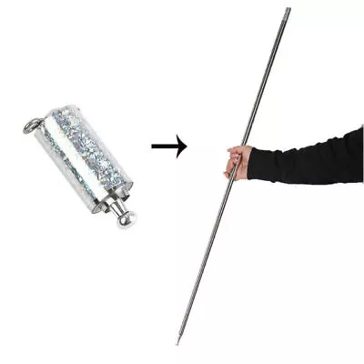 Magic Prop Magic Stick Martial Arts Magic Pocket Rod Staff Rod Staff Metal Teles • $8.54