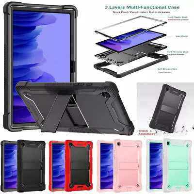 Tablet Shockproof Case Rubber Stand Cover For Samsung Galaxy Tab A7 S6 A8 S7 S8 • $26.99