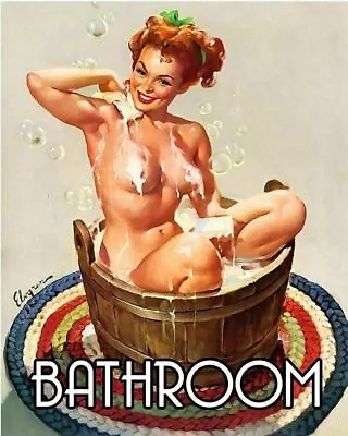 £3.49 • Buy Pin Up Girls, Retro Vintage Style Metal Sign/plaque Man Cave Shed Bar Pub