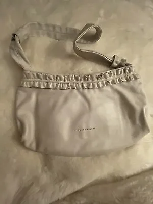 Marco Buggiani White Leather Handbag • $21