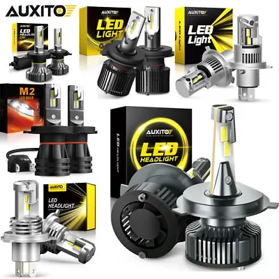 AUXITO H4 9003 LED Headlight High Low Beam Bulbs Super Bright CANbus High Power • $32.29