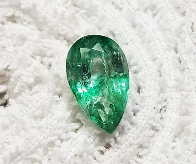 4.80 Ct Certified MuZo Colombian Natural Emerald Loose Gemstone With Free Gift • $19.79